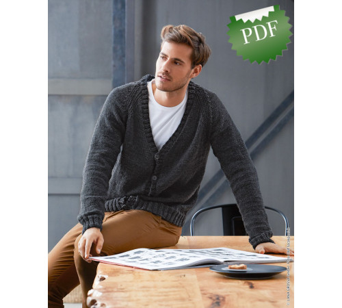 0015 • Описание Кардиган • Cool Wool Big