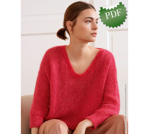 0019 • Описание Джемпер • Silkhair Ecopuno Diamante