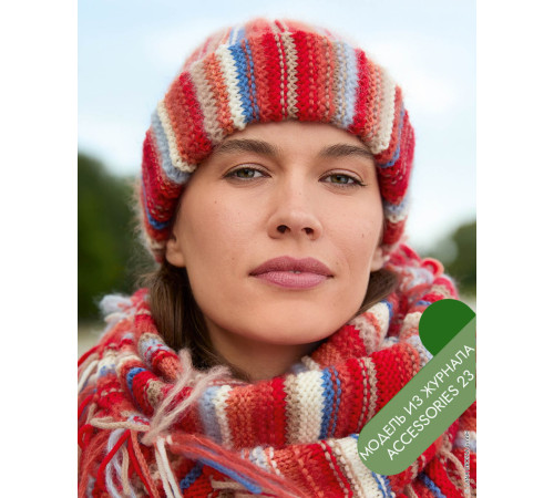 Описание 42 • Accessories 23 • Шапка • Mohair di Gio, Cool Wool Superbig, Cool Merino