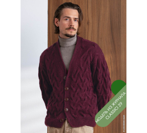 Описание 49 • Classici 29 • Кардиган • Cool Merino Big