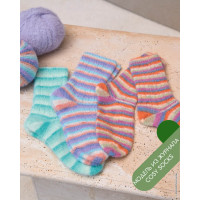 Описание 08 • Cosy Socks • Носки • Meilenweit 100 Cosy Socks Soft Stripes, Meilenweit 100 Cosy Socks Multi Stripes