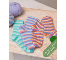 Описание 08 • Cosy Socks • Носки • Meilenweit 100 Cosy Socks Soft Stripes, Meilenweit 100 Cosy Socks Multi Stripes