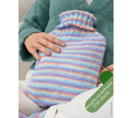 Описание 09 • Cosy Socks • Чехол для грелки • Meilenweit 100 Cosy Socks Multi Stripes