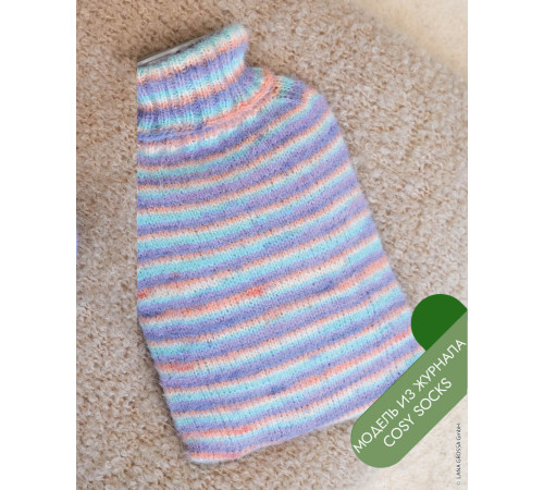Описание 09 • Cosy Socks • Чехол для грелки • Meilenweit 100 Cosy Socks Multi Stripes