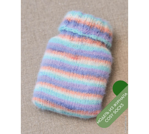 Описание 09 • Cosy Socks • Чехол для грелки • Meilenweit 100 Cosy Socks Multi Stripes