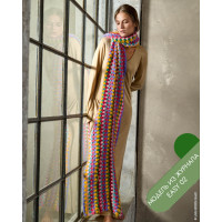 Описание 28 • Easy 02 • Шарф • Basta, Alpaca Air, Cool Merino Big