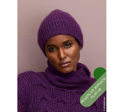 Описание 09 • Filati 68 • Шапка • Silkhair, Ecopuno