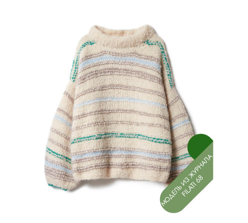 Описание 17 • Filati 68 • Свитер • Royal Alpaca, Alpaca Air