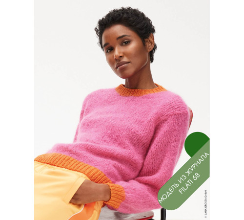 Описание 18 • Filati 68 • Джемпер • Cool Merino, Mohair Moda