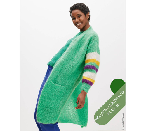 Описание 38 • Filati 68 • Кардиган • Mohair Moda