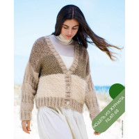Описание 58 • Filati 68 • Кардиган • Avio, Basta, Lucida, Ecopuno Chunky