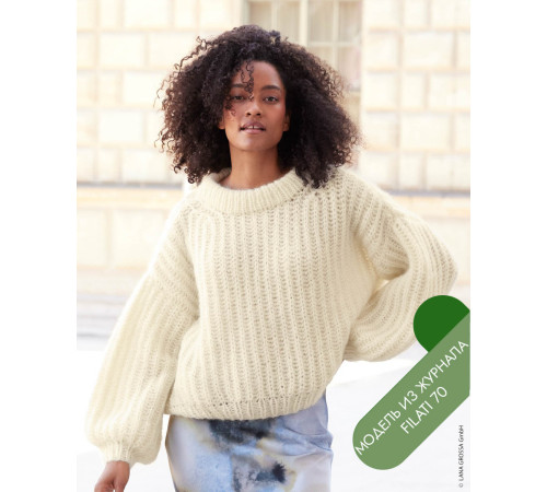 Описание 02 • Filati 70 • Джемпер • Mohair di Gio