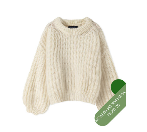 Описание 02 • Filati 70 • Джемпер • Mohair di Gio