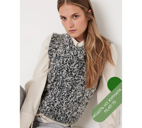 Описание 09 • Filati 70 • Жилет • Brigitte No. 2, Mohair Moda