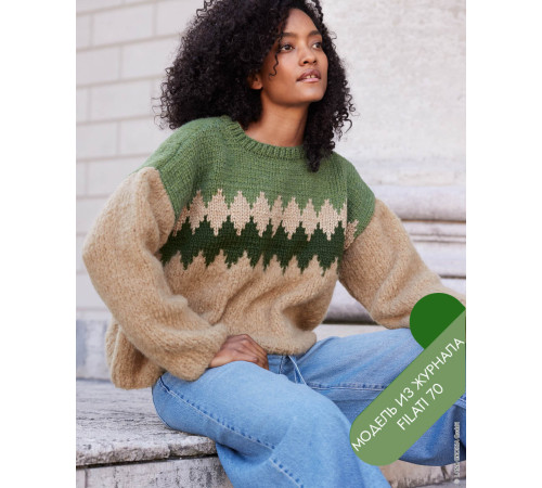 Описание 20 • Filati 70 • Джемпер • Royal Alpaca, Winter Softness, Glamour