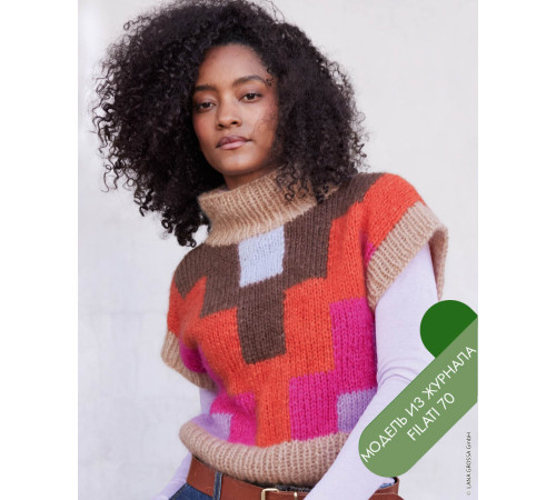 Описание 22 • Filati 70 • Жилет • Mohair di Gio