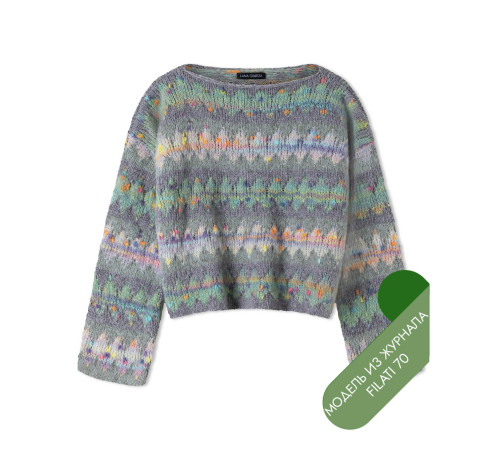Описание 35 • Filati 70 • Джемпер • Brigitte No. 2, Cassata