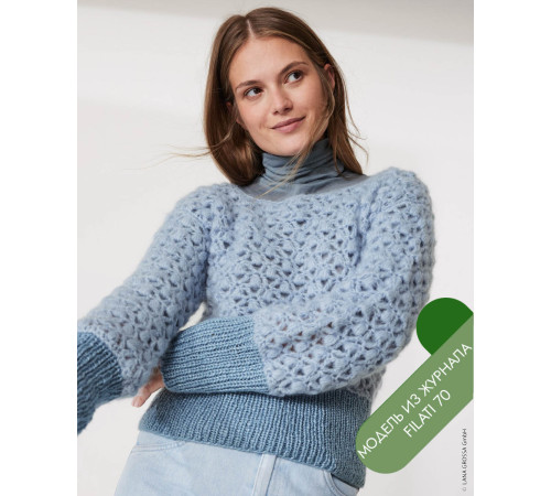 Описание 36 • Filati 70 • Джемпер • Mohair di Gio, Lucida