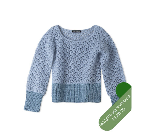 Описание 36 • Filati 70 • Джемпер • Mohair di Gio, Lucida