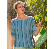 Описание 39 • Filati 71 • Джемпер • Corallo, Filo Lurex, Landlust Kidmohair