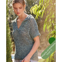 Описание 47 • Filati 71 • Пуловер • Ecopuno, Filo Paillettes