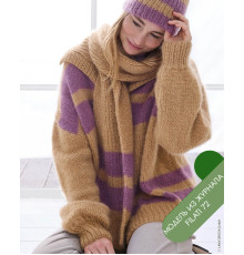Описание 19 • Filati 72 • Шарф • Mohair di Gio