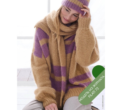 Описание 19 • Filati 72 • Шарф • Mohair di Gio