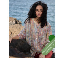 Описание 10 • Gomitolo 15 • Кардиган • Cotonella Multi