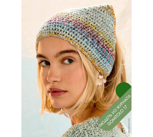 Описание 26 • Gomitolo 17 • Платок Шаль • Gomitolo California, Glamour