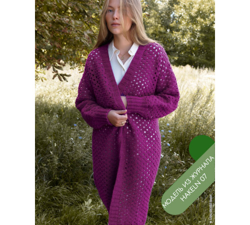 Описание 02 • Hakeln 07 • Кардиган • Alta Moda Alpaca