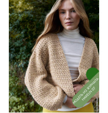 Описание 10 • Hakeln 07 • Кардиган • Cool Merino Big