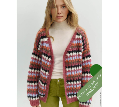 Описание 17 • Hakeln 07 • Кардиган • Mohair Moda