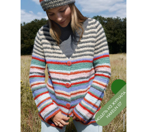 Описание 20 • Hakeln 07 • Кардиган • Alpaca Air