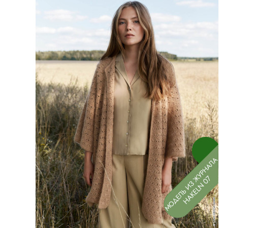 Описание 26 • Hakeln 07 • Кардиган • Ecopuno, Silkhair