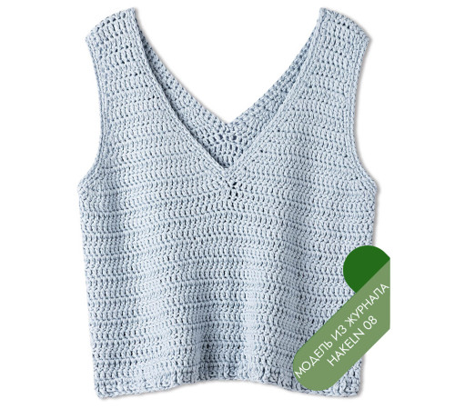 Описание 18 • Hakeln 08 • Майка Топ • Natural Cotton