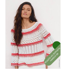 Описание 21 • Hakeln 08 • Джемпер • Summer Cashmere, Maglia