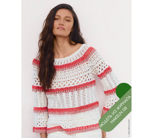 Описание 21 • Hakeln 08 • Джемпер • Summer Cashmere, Maglia