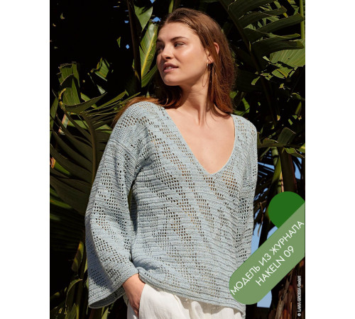 Описание 10 • Hakeln 09 • Пуловер • Summer Cashmere