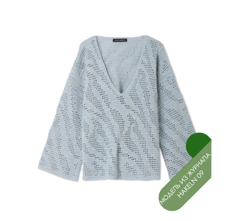Описание 10 • Hakeln 09 • Пуловер • Summer Cashmere