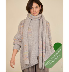 Описание 30 • LookBook 19 • Шарф • Alpaca Air II, Cassata