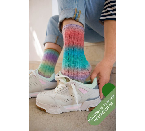 Описание 02 • Meilenweit 08 • Носки • Meilenweit 100 Color Mix Multi