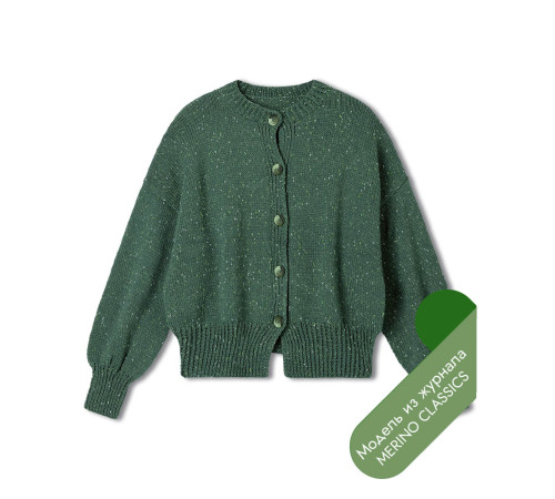 Описание 21 • Merino Classics 01 • Кардиган • Cool Wool Big Dots