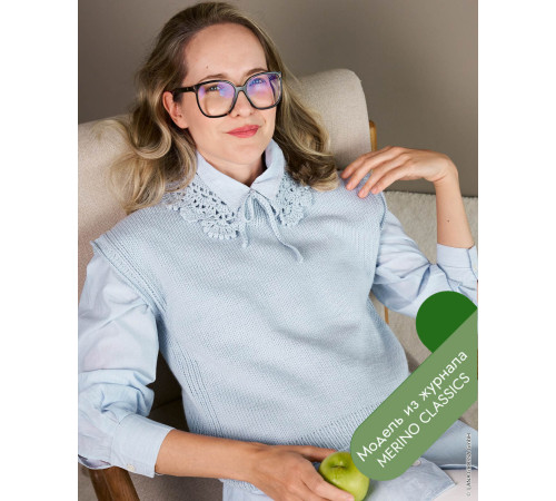 Описание 25 • Merino Classics 01 • Жилет • Merino Più