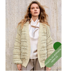 Описание 47 • Nera 03 • Кардиган • Alta Moda Alpaca, Orsetto, Chiaro