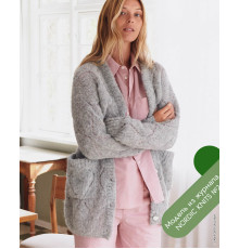 Описание 01 • Nordic Knits № 02 • Кардиган • Natural Alpaca Lungo