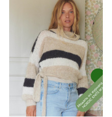 Описание 02 • Nordic Knits № 02 • Пуловер • Natural Alpaca Lungo