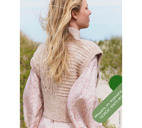 Описание 06 • Nordic Knits № 02 • Жилет • Natural Alpaca Pelo