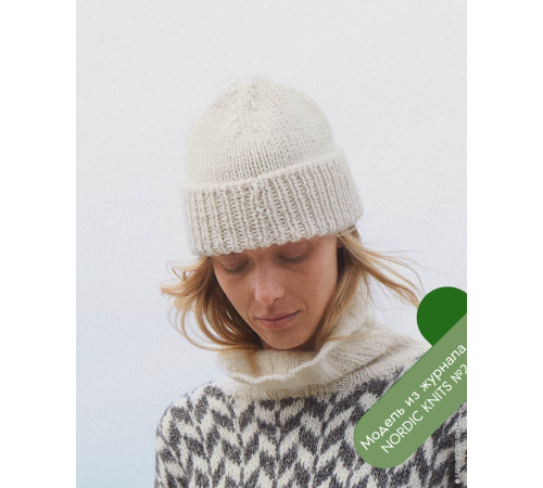 Описание 07 • Nordic Knits № 02 • Шапка • Natural Alpaca Classico