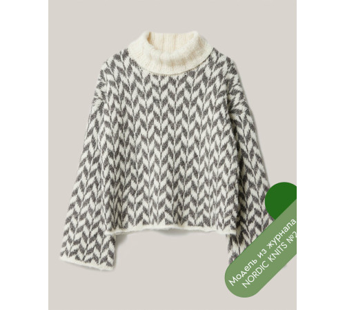 Описание 08 • Nordic Knits № 02 • Саитер • Natural Alpaca Pelo