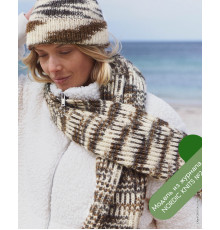 Описание 11 • Nordic Knits № 02 • Шарф • Natural Alpaca Pelo